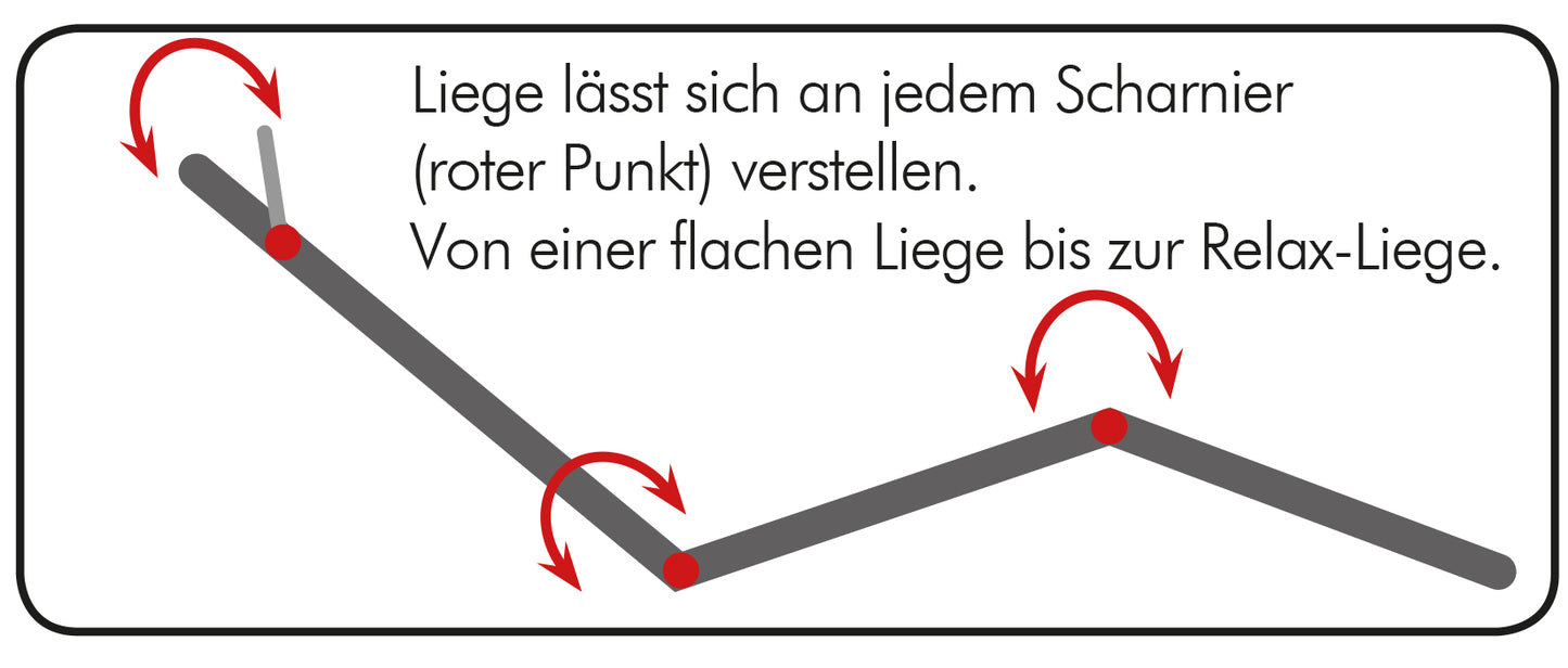 SITZFIX® MAXI grau - Ruheraumliege