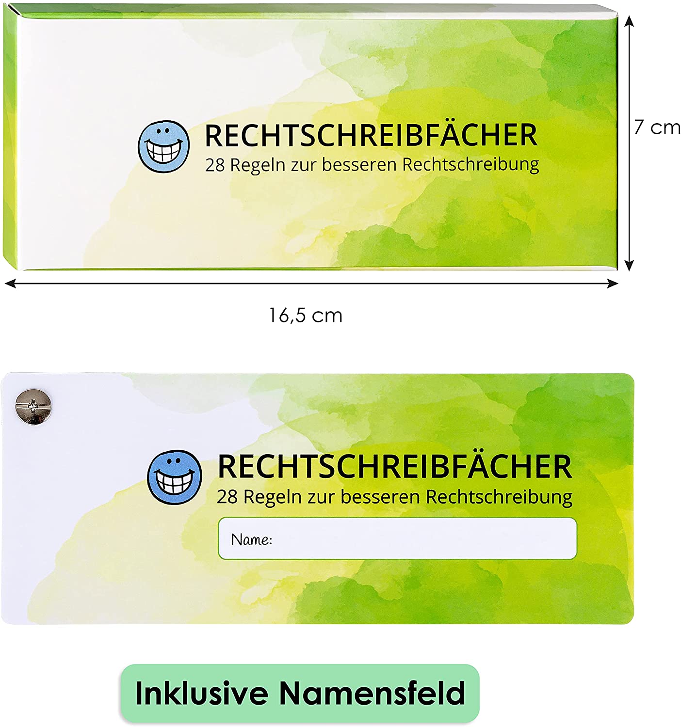 Rechtschreibregelfächer - kleines Nachschlagewerk - Rechtschreibregel