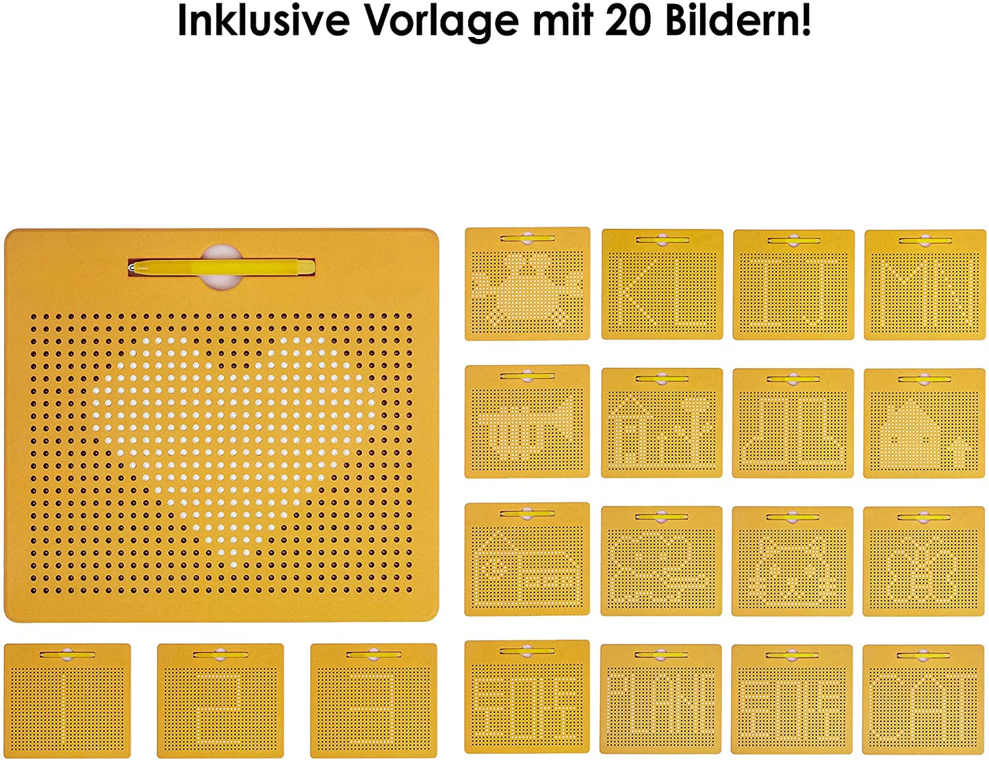 Magnetzeichentafel -Zauberei mit Magnetismus-Feinmotortikübung - piepmatzundgrünschnabel