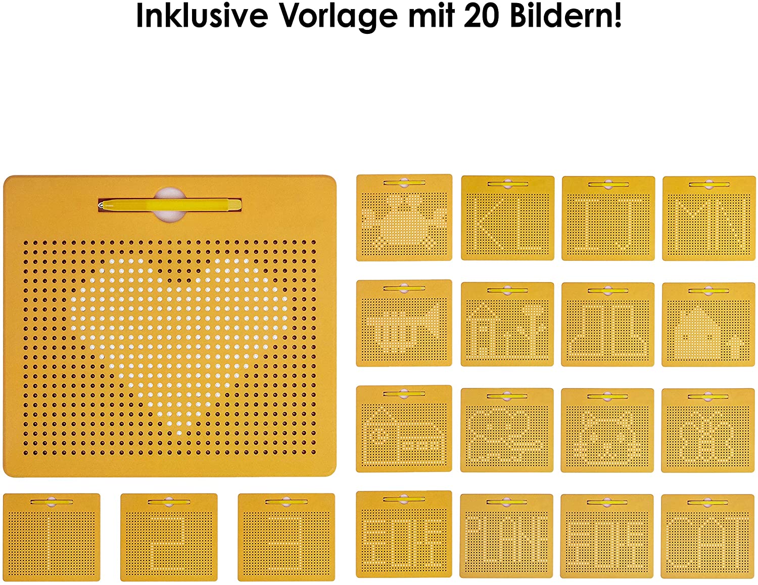 Magnetzeichentafel -Zauberei mit Magnetismus-Feinmotortikübung - piepmatzundgrünschnabel